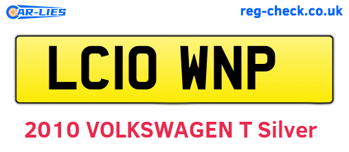 LC10WNP are the vehicle registration plates.