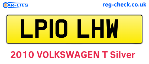 LP10LHW are the vehicle registration plates.