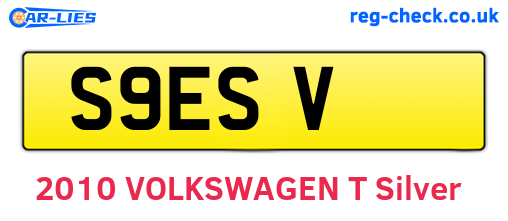 S9ESV are the vehicle registration plates.