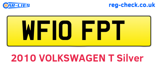 WF10FPT are the vehicle registration plates.