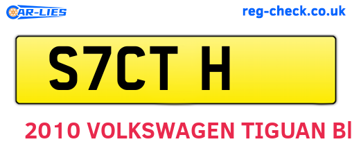 S7CTH are the vehicle registration plates.