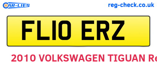 FL10ERZ are the vehicle registration plates.