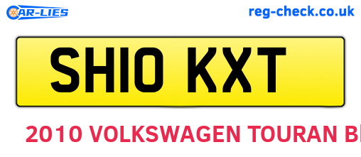 SH10KXT are the vehicle registration plates.