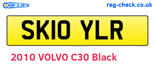 SK10YLR are the vehicle registration plates.