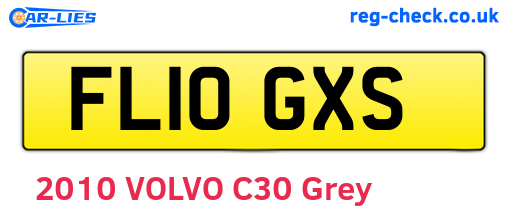 FL10GXS are the vehicle registration plates.
