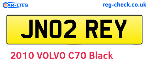 JN02REY are the vehicle registration plates.
