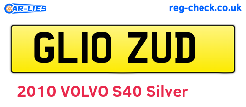 GL10ZUD are the vehicle registration plates.
