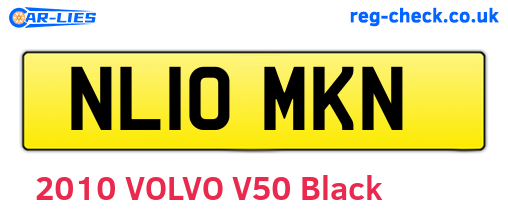 NL10MKN are the vehicle registration plates.