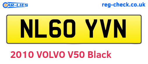 NL60YVN are the vehicle registration plates.