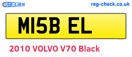 M15BEL are the vehicle registration plates.