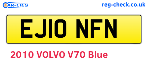 EJ10NFN are the vehicle registration plates.