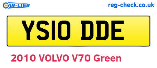 YS10DDE are the vehicle registration plates.