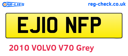 EJ10NFP are the vehicle registration plates.