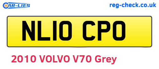 NL10CPO are the vehicle registration plates.