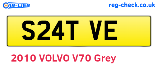 S24TVE are the vehicle registration plates.