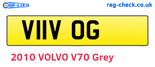 V11VOG are the vehicle registration plates.