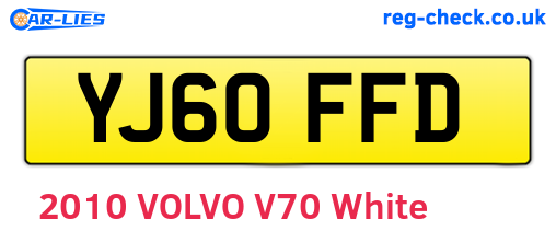YJ60FFD are the vehicle registration plates.