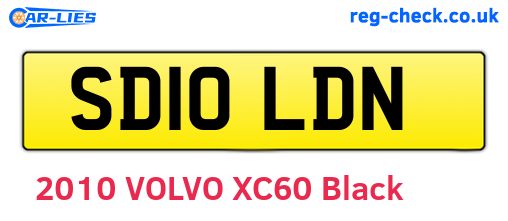 SD10LDN are the vehicle registration plates.