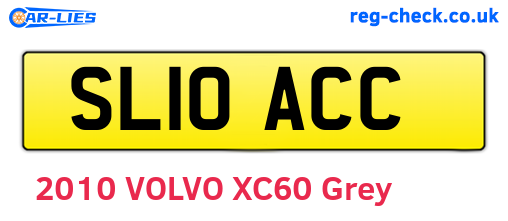 SL10ACC are the vehicle registration plates.