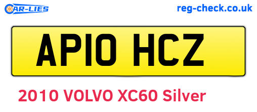 AP10HCZ are the vehicle registration plates.