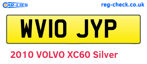 WV10JYP are the vehicle registration plates.