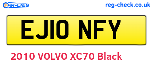 EJ10NFY are the vehicle registration plates.