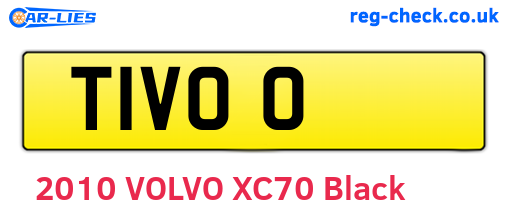 T1VOO are the vehicle registration plates.