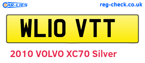 WL10VTT are the vehicle registration plates.