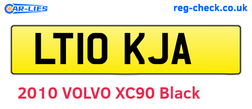 LT10KJA are the vehicle registration plates.