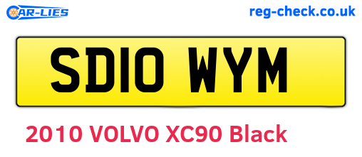 SD10WYM are the vehicle registration plates.