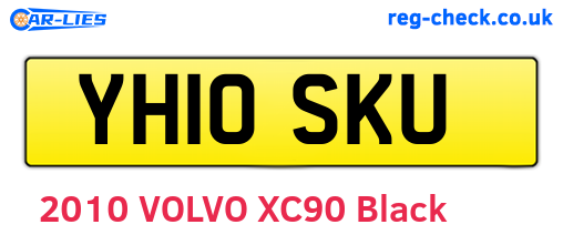 YH10SKU are the vehicle registration plates.