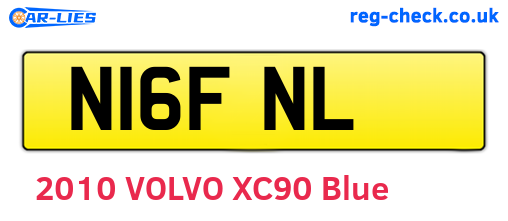 N16FNL are the vehicle registration plates.
