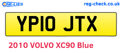 YP10JTX are the vehicle registration plates.
