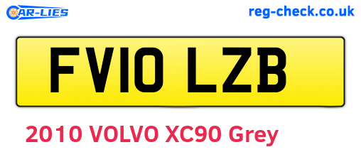 FV10LZB are the vehicle registration plates.