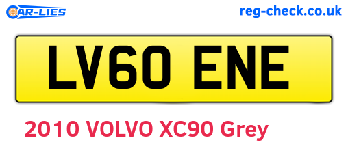 LV60ENE are the vehicle registration plates.