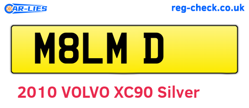 M8LMD are the vehicle registration plates.