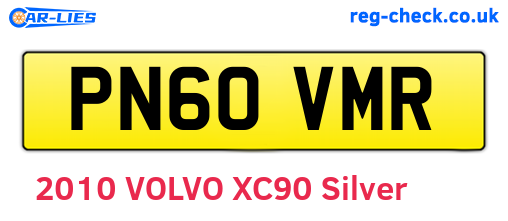 PN60VMR are the vehicle registration plates.