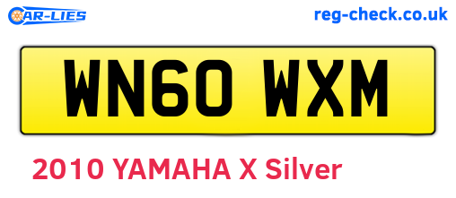 WN60WXM are the vehicle registration plates.