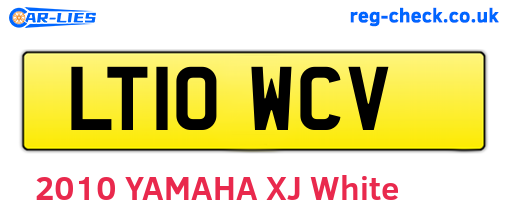 LT10WCV are the vehicle registration plates.