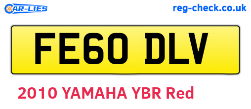 FE60DLV are the vehicle registration plates.