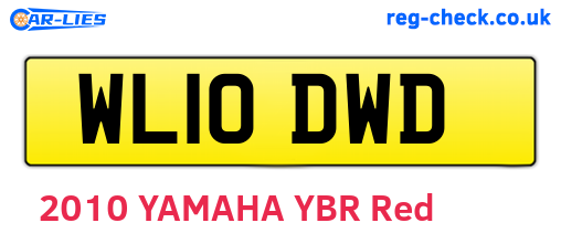 WL10DWD are the vehicle registration plates.