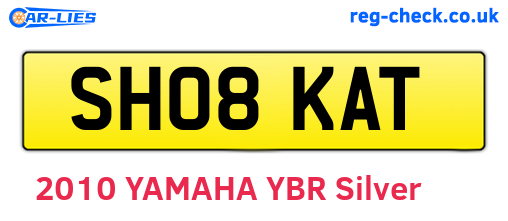 SH08KAT are the vehicle registration plates.