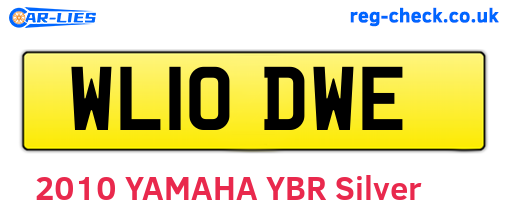 WL10DWE are the vehicle registration plates.