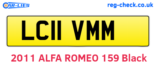 LC11VMM are the vehicle registration plates.