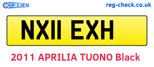 NX11EXH are the vehicle registration plates.