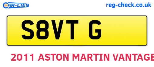 S8VTG are the vehicle registration plates.
