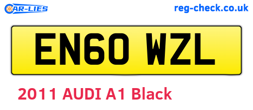 EN60WZL are the vehicle registration plates.