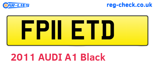 FP11ETD are the vehicle registration plates.