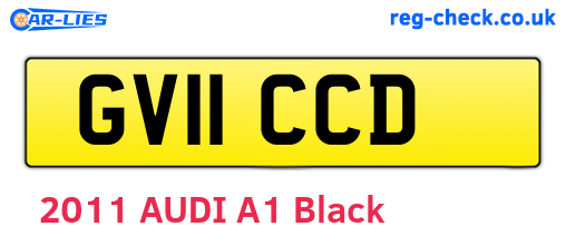 GV11CCD are the vehicle registration plates.