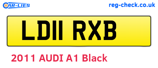 LD11RXB are the vehicle registration plates.